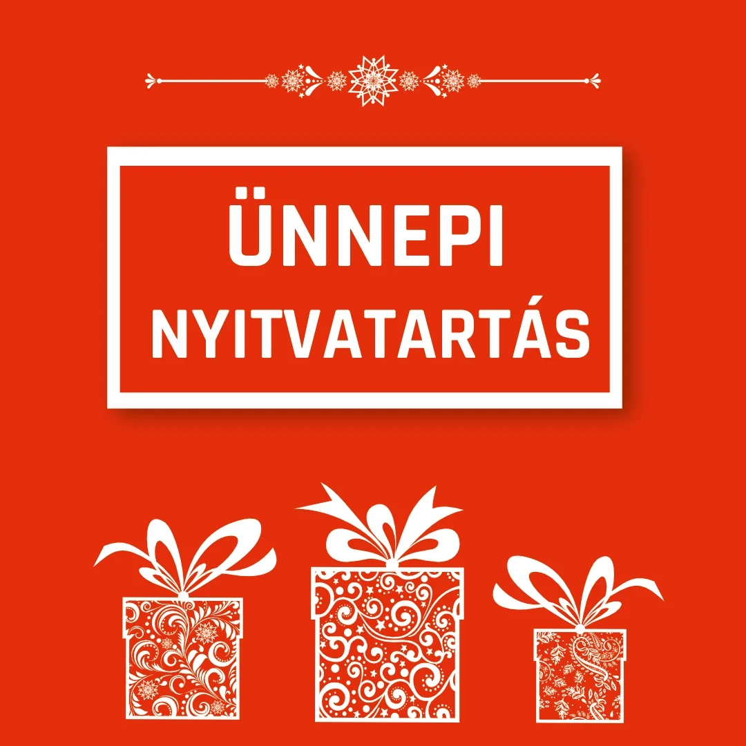 Ünnepi kiszállítás és nyitvatartás