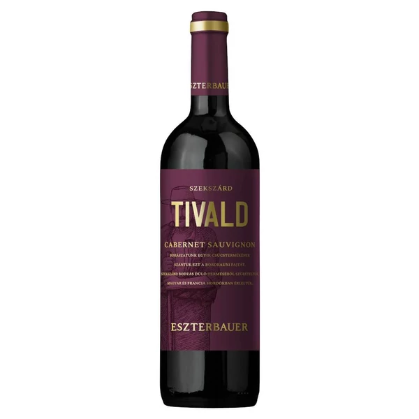 ESZTERBAUER Tivald Cabernet Sauvignon 2021 (0,75l) - Száraz vörösbor - Italakció - Ital rendelés