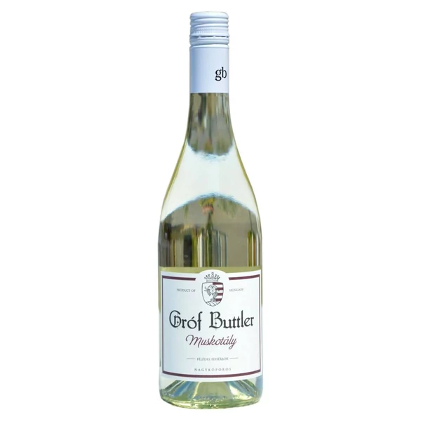 GRÓF BUTTLER Muskotály 2021 (0,75l) - Félédes fehérbor - Italakció - Ital rendelés