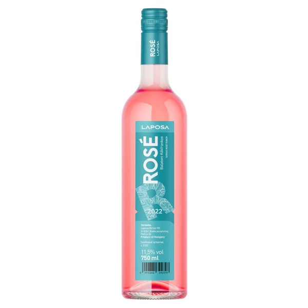 LAPOSA Rosé 2024 (0,75l) - Száraz rosébor - Italakció - Ital rendelés