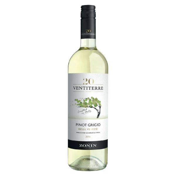 ZONIN Ventiterre Pinot Grigio 2023 (0,75l) - Száraz fehérbor - Italakció - Ital rendelés