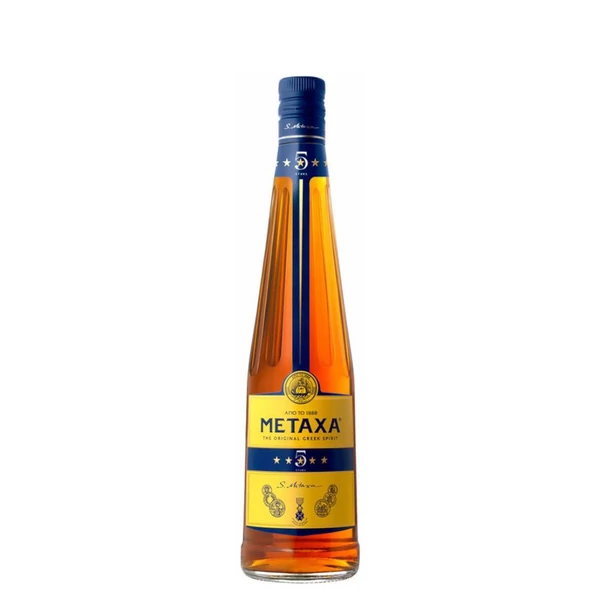 METAXA 5* brandy (0,5l - 38%) - Italakció - Ital rendelés