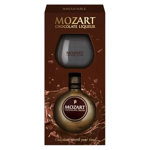 MOZART Chocolate Cream PDD likőr + pohár (0,5l - 17%) - Italakció - Ital rendelés