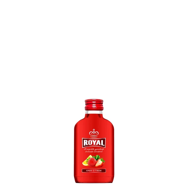 ROYAL VODKA Eper-Citrom vodkalikőr (0,1l - 28%) - Italakció - Ital rendelés