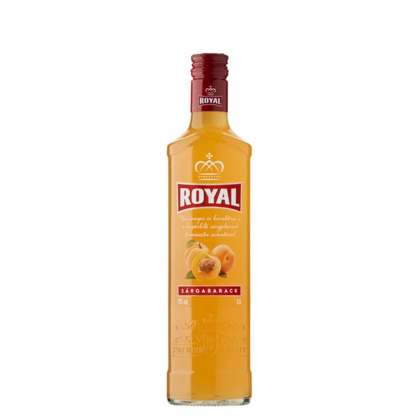 ROYAL VODKA Sárgabarack likőr (0,5l - 26%) - Italakció - Ital rendelés