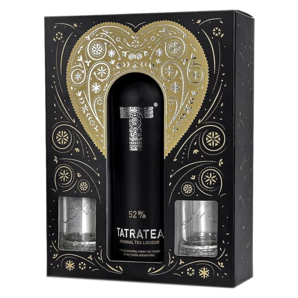 TATRATEA Eredeti Tea likőr PDD + pohár (0,7l - 52%)) - Italakció - Ital rendelés