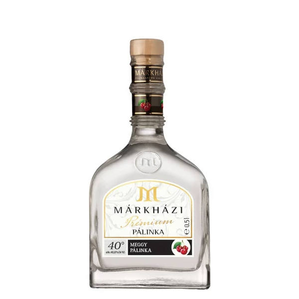 MÁRKHÁZI Meggy pálinka (0,5l - 40%) - Italakció - Ital rendelés