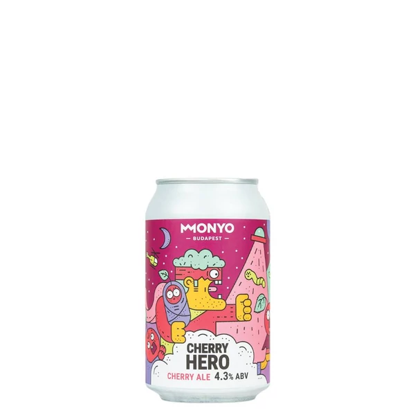 MONYO Cherry Hero sör (0,33l -  4.3%) - Italakció - Ital rendelés