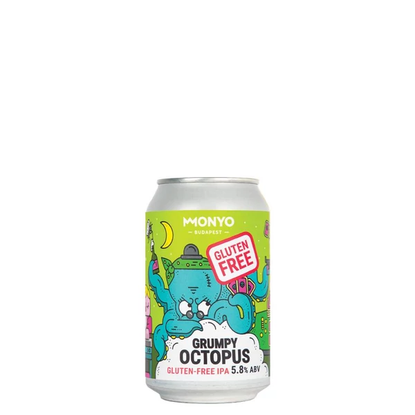 MONYO Grumpy Octopus sör (0,33l -  5.8%) - Italakció - Ital rendelés