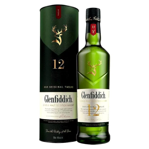 GLENFIDDICH 12 Years whisky + dd (0,7l - 40%) - Italakció - Ital rendelés