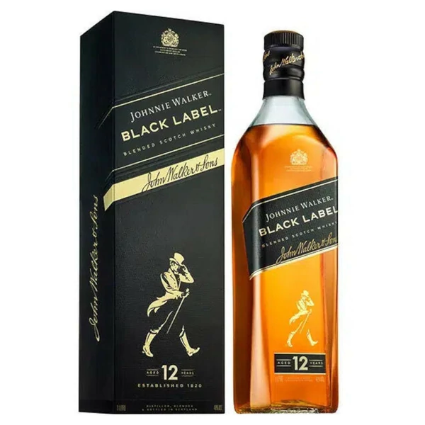 JOHNNIE WALKER Black Label whisky (0,7l - 40%) - Italakció - Ital rendelés