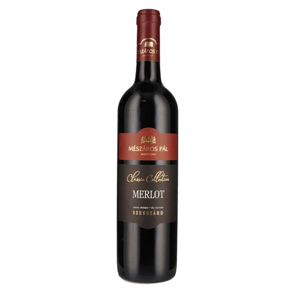 MÉSZÁROS PÁL Merlot 2023 (0,75l) - Száraz vörösbor - Italakció - Ital rendelés