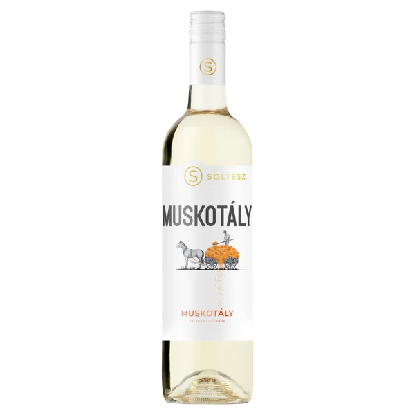 SOLTÉSZ Muskotály Félédes (0,75l) - Száraz fehérbor - Italakció - Ital rendelés