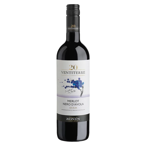 ZONIN Ventiterre Nero D'Avola 2022 (0,75l) - Száraz vörösbor - Italakció - Ital rendelés