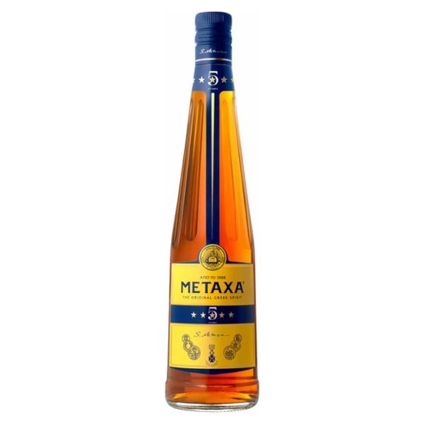 METAXA 5* brandy (1,0l - 38%) - Italakció - Ital rendelés