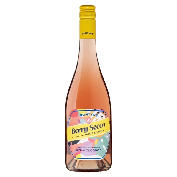 KONTYOS Berry Secco & Tonic (0,75l) - Édes gyümölcsbor - Italakció - Ital rendelés