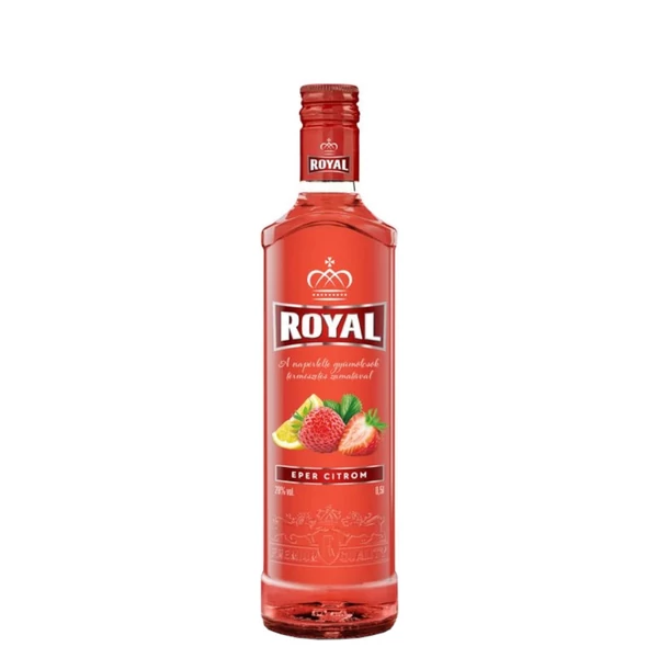 ROYAL VODKA Eper-Citrom vodkalikőr (0,5l - 28%) - Italakció - Ital rendelés