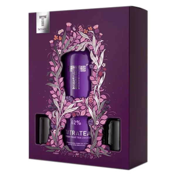 TATRATEA Erdei Gyümölcsös Tea likőr PDD + pohár (0,7l - 62%) - Italakció - Ital rendelés