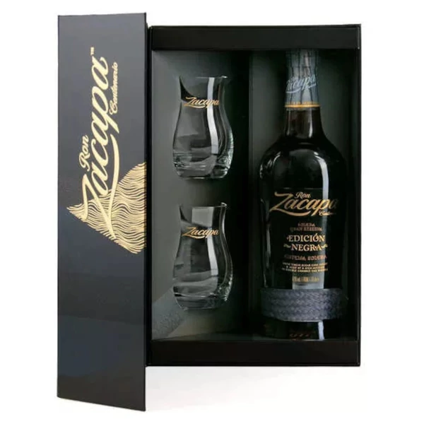 RON ZACAPA Edición Negra rum + dd, pohár (0,7l - 43%) - Italakció - Ital rendelés