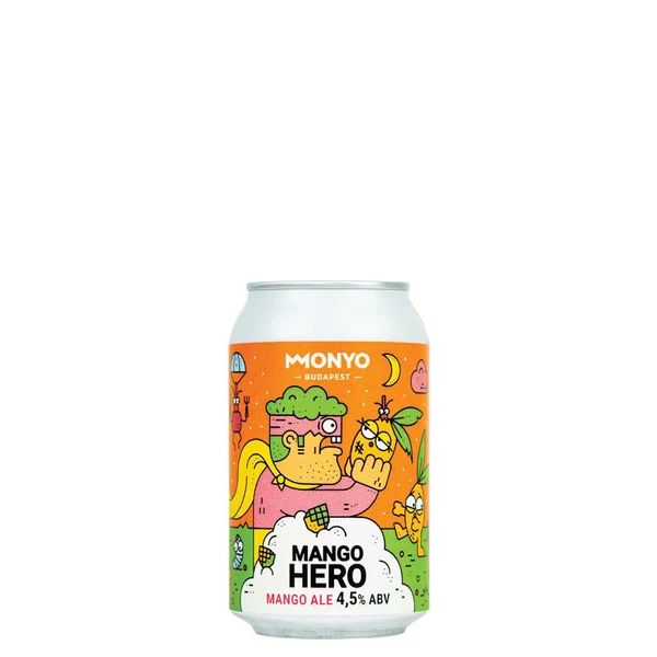 MONYO Mango Hero sör (0,33l -  4.3%) - Italakció - Ital rendelés